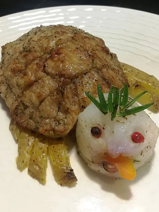 bentuk makanan lucu