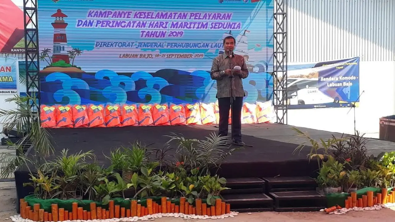 Direktur Jenderal (Dirjen) Perhubungan Laut Kementerian Perhubungan Agus H Purnomo.