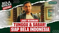 Jordy Wehrmann mengungkap perkembangan proses naturalisasinya untuk Timnas Indonesia. Gelandang Madura United itu mengaku masih menunggu dan berharap prosesnya bisa segera rampung. Jordy juga memastikan dirinya siap bekerja keras dan memberikan kontribusi untuk Skuad Garuda.