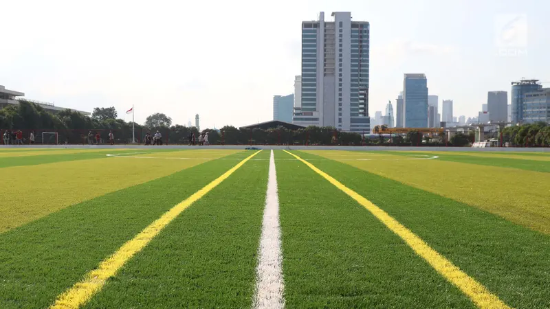 Bermaterial Rumput Sintesis, Ini Kondisi Lapangan Latihan Persija