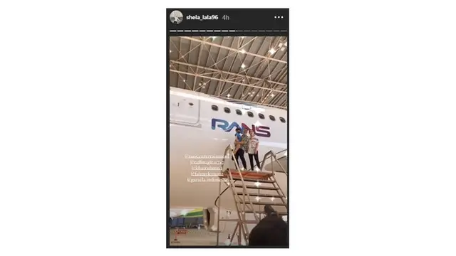 Kerjasama dengan Garuda Indonesia, Ini 6 Momen Raffi dan Nagita Perlihatkan Logo RANS