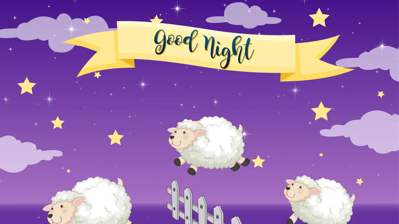 Ilustrasi ucapan selamat malam
