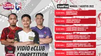 Link Live Streaming Grandfinal Vidio eClub Competition 7 Agustus 2022 : Ada 4 Tim Bersaing Sengit!