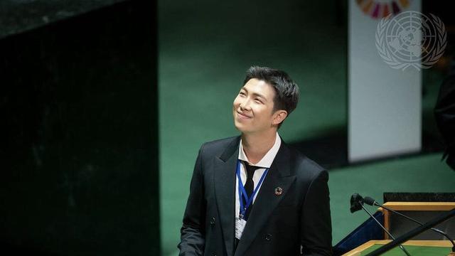 Kim Namjoon aka RM di sidang PBB/dok. United Nation