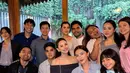Aaliyah Massaid dan Thariq Halilintar ungkap bakal punya anak laki-laki di depan kerabat terdekat yang hadir [@amelcarla]