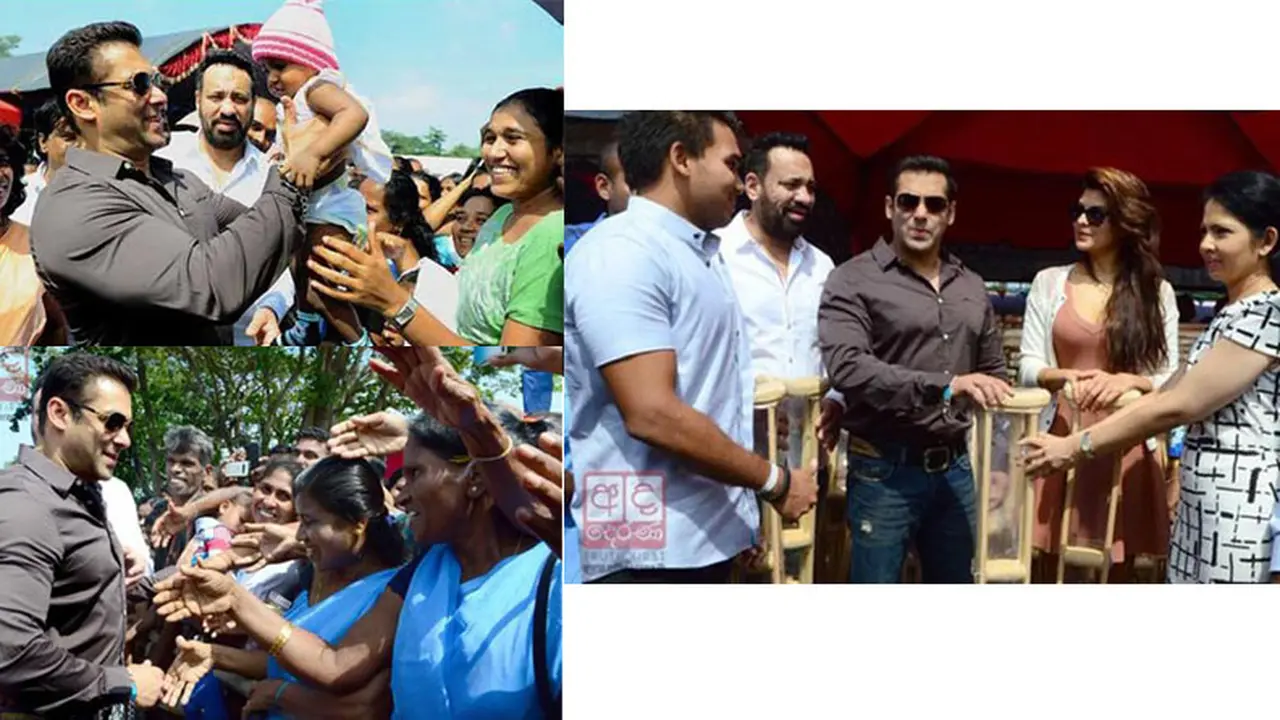 Salman Khan Sumbang 300 Kacamata dan Tongkat Kruk