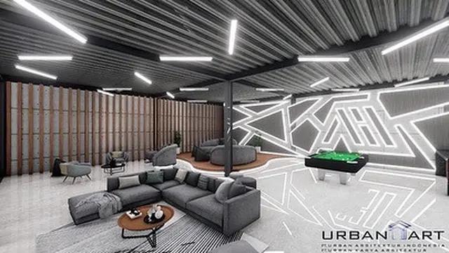 7 Desain Kantor Baru Atta Halilintar, Punya Desain yang Moderen