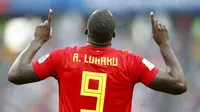 3. Romelu Lukaku (Belgia) - 2 Gol. (AP/Matthias Schrader)