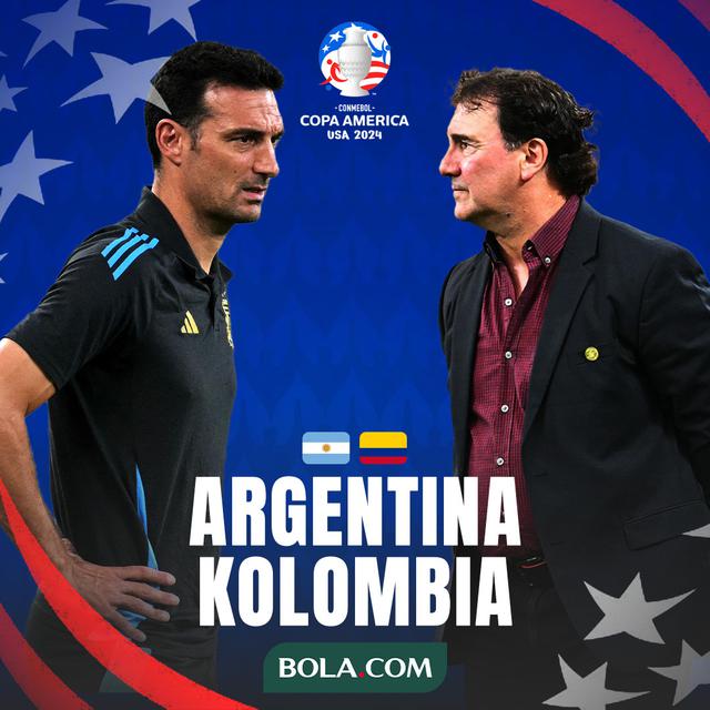 Final Copa America 2024 - Argentina Vs Kolombia - Duel Pelatih: Lionel Scaloni Vs Nestor Lorenzo