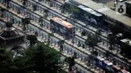 Suasana terminal Blok M terlihat dari atas, Jakarta, Kamis (20/7/2023). (Liputan6.com/Johan Tallo)