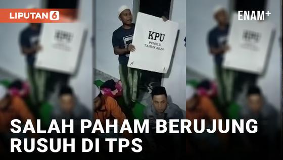 VIDEO: Salah Paham, TPS di Sampang Rusuh