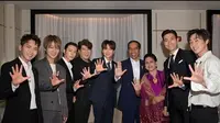 Jokowi dan Super Junior (Instagram @siwonchoi)