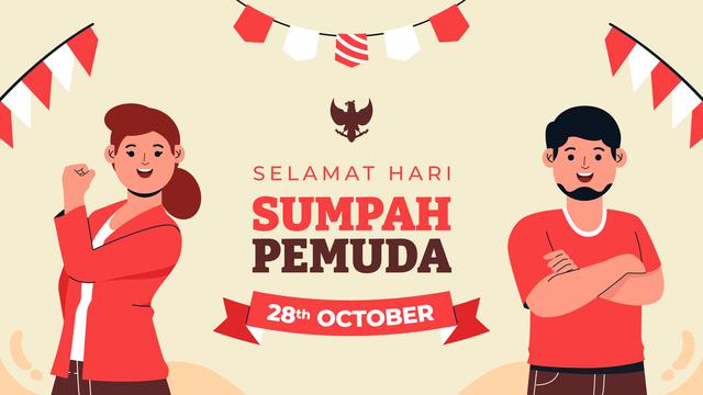 Ilustrasi Hari Sumpah Pemuda 28 Oktober