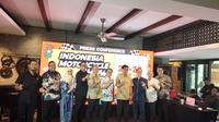 Suasana konferensi pers Indonesia Motorcycle Show (IMOS) 2025 di Jakarta, Rabu, 10/9/2025 (Muhamad Ridwan/Liputan6.com)