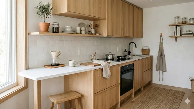 Model Dapur Minimalis dari Kayu