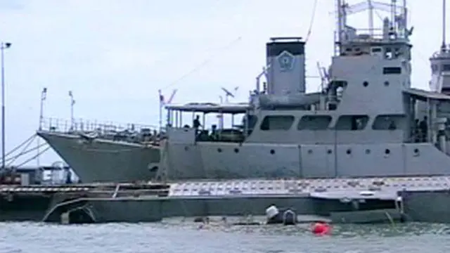Bocor, Kapal TNI AL Tenggelam di Tanjung Priok