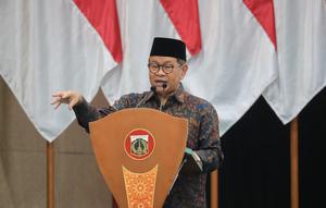 Gubernur DKI Jakarta Pramono Anung di Kantor Dinas Pendidikan DKI Jakarta, Setiabudi, Jakarta Selatan, Kamis (26/2/2026). (Dok. Pemprov DKI Jakarta)