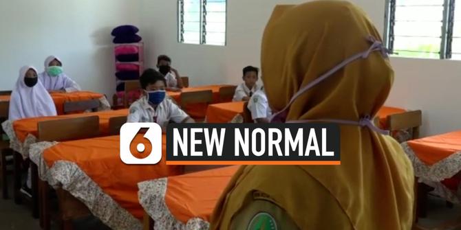 VIDEO: Uji Coba Sistem Tatap Muka Belajar di Sekolah Jelang New Normal