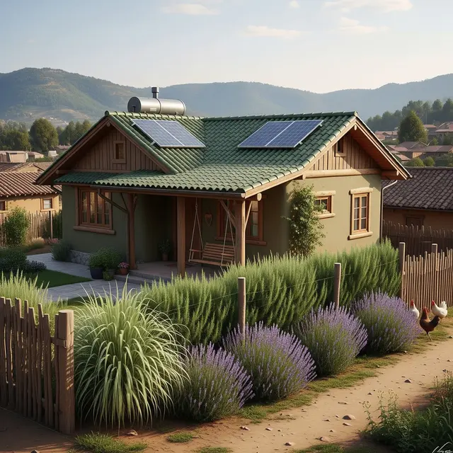 Desain Rumah Hijau dengan Pagar Tanaman Aman dari Ular