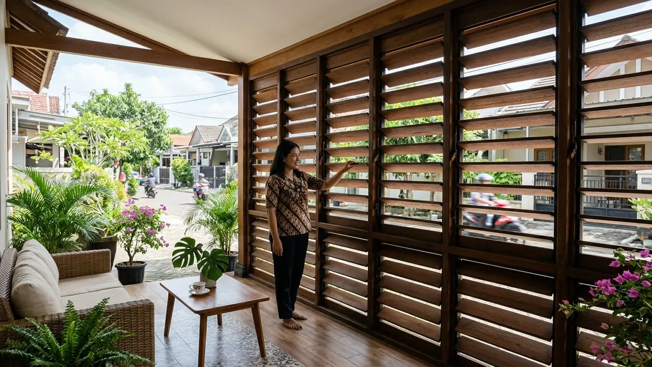 Model Kisi-Kisi Teras Rumah