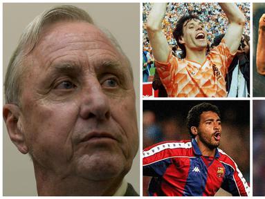Johan Cruyff tak hanya piawai mengolah si kulit bundar, legenda sepak bola dunia ini ternyata juga mahir memoles pesepak bola untuk menjadi bintang. Berikut 10 bintang top dunia hasil didikan pria Belanda itu selama karier kepelatihannya.