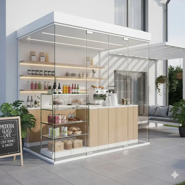 7 Inspirasi Desain Kios Mini di Teras Rumah, Praktis untuk Usaha Rumahan 2025