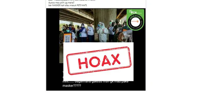 Cek Fakta Masker Fatmawati