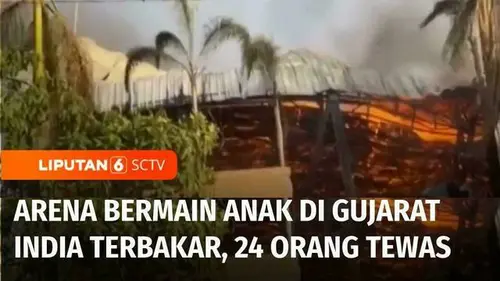 VIDEO: Tragis! Arena Bermain Anak di India Terbakar Hebat, 24 Orang Tewas