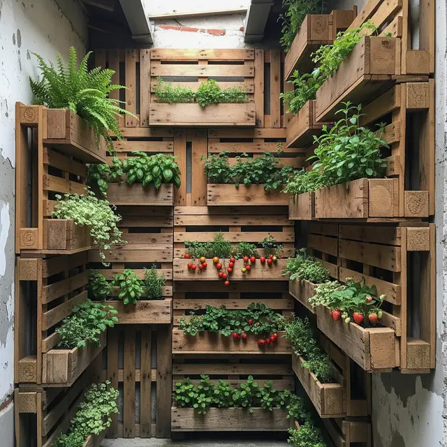 Contoh Rumah di Gang Sempit Tapi Tetap Punya Kebun (AI)