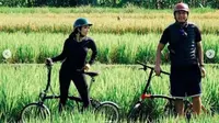 Wisata Sepeda Gisella Anastasia dan Wijin di Yogyakarta