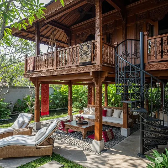 Rumah Panggung Kayu Premium