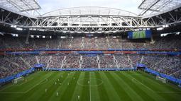 Jumlah penonton yang dapat ditampung stadion ini sebanyak 80.000 orang untuk konser, 67.800 orang untuk pertandingan normal, dan 64.468 orang untuk Piala Dunia 2018. (AFP/Gabriel Bouys)
