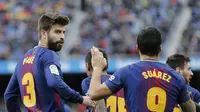 Selebrasi Pemain Barcelona saat melawan Celta Vigo (AFP)
