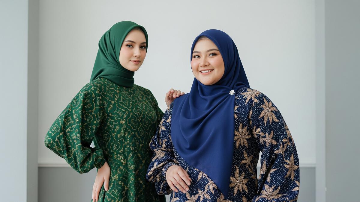 Modis di Akhir 2025, Coba 8 Model Gamis Batik Dress Modern yang Cocok untuk Semua Body Type