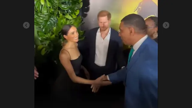 Pangeran Harry dan Meghan Markle Hadiri Premier Film Bob Marley di Jamaika, Bahasa Tubuh Keduanya Jadi Omongan