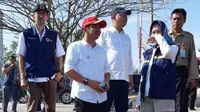 Wali Kota Tangsel Airin Rachmi Diany mengunjungi Palu.