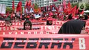 Sebagai informasi, setiap tanggal 1 Mei diperingati sebagai hari Buruh Internasional. Biasanya buruh akan melakukan aksi unjuk rasa untuk memperingatinya. (Liputan6.com/Faizal Fanani)