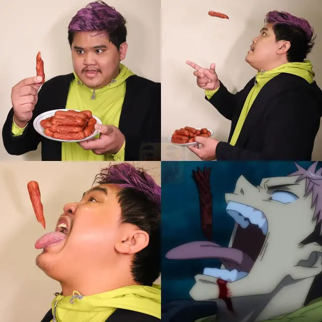 6 Cosplay Low Budget Pakai Junk Food Ini Kocak