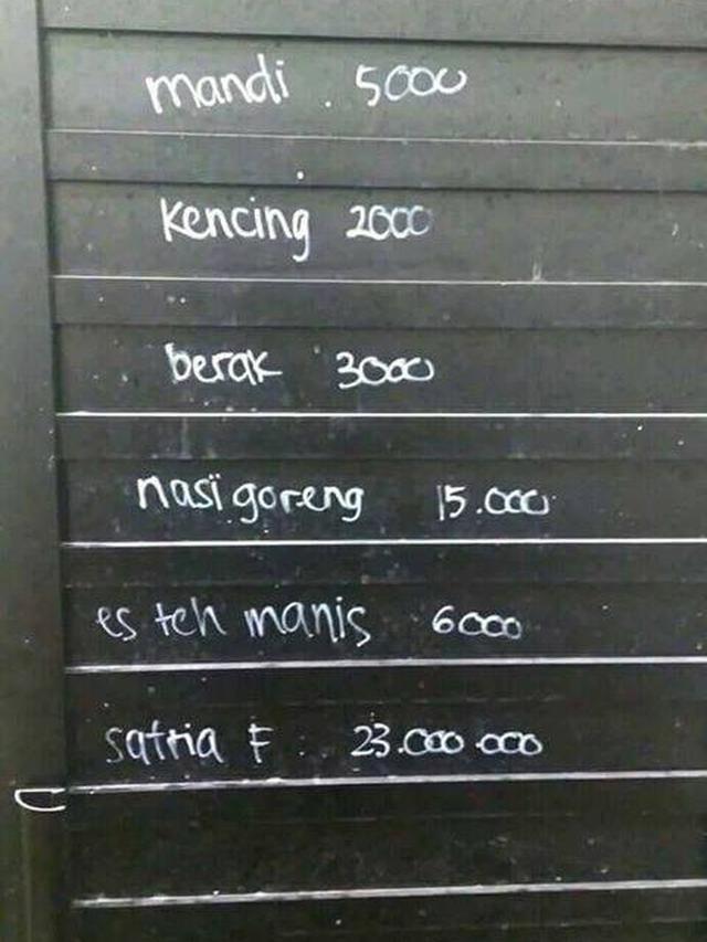 10 Pengumuman Lucu dalam Toilet Ini, Cuma Ada di Indonesia