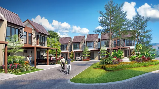 Rumah Mewah 2 Lantai Super Strategis, Selangkah ke LRT Hanya Rp900 Jutaan