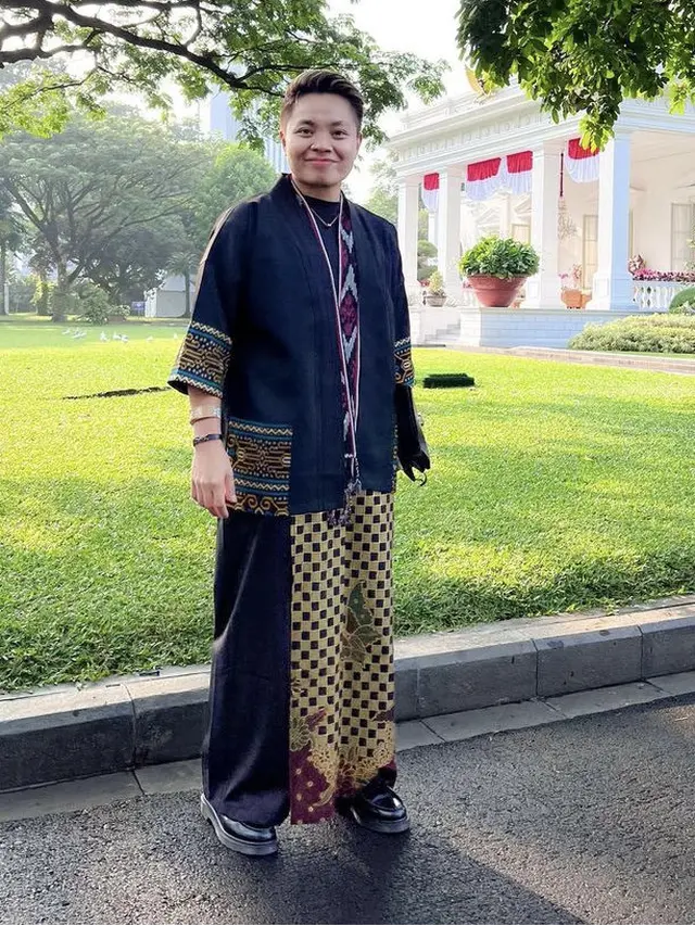 Tampilan Greysia Polii dan Apriyani Rahayu di Upacara Kemerdekaan RI