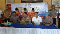 Polisi Tangkap Bapak dan Anak Selundupkan 44 Kg Ganja dari Padang Lawas Sumut ke Jakarta