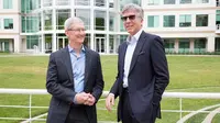 Ki-ka: CEO Apple Tim Cook dan CEO SAP Bill McDermott (Doc: SAP)