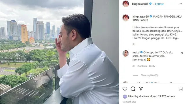 Setelah Nggak Mau Dipanggil King, Nassar Kembali Bikin Netizen Penasaran dengan Postingan Barunya