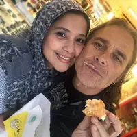 Ayu Azhari dan Mike Tramp (Instagram/ayukhadijahazhari)