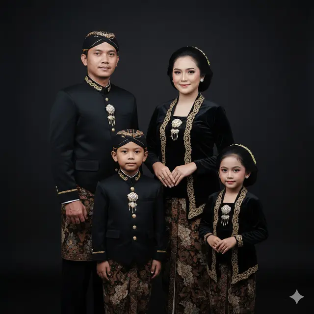 Cara Bikin Foto Keluarga Pakai Baju Adat Jawa di Google Gemini