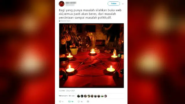 Aneka rupa cara pemasaran benda dan jasa gaib via online.