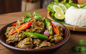 Resep Ati Ampela Cabai Ijo untuk Lauk Nasi Hangat (Ilustrasi AI)