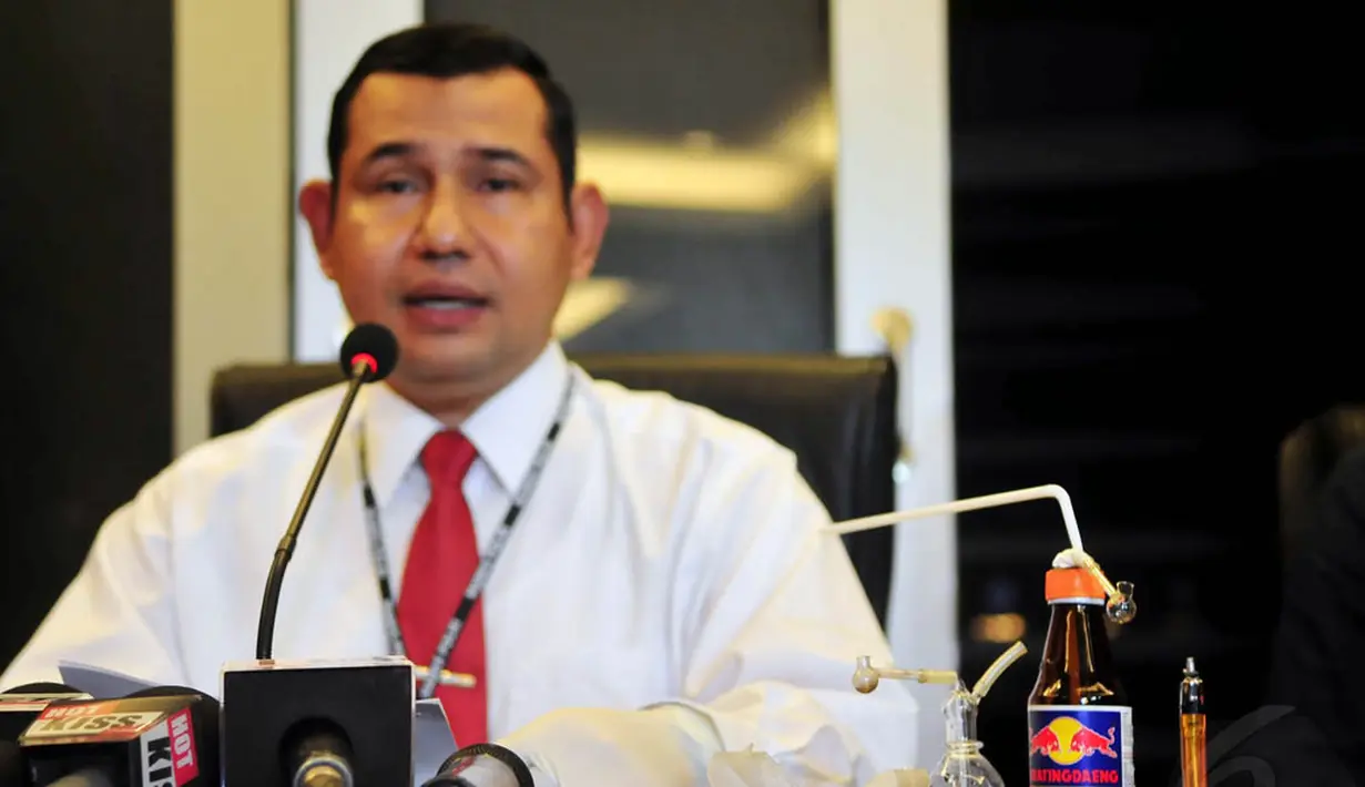 Menurut polisi, berdasarkan alat bukti, Tessy bisa dijerat dengan hukuman 4 tahun penjara, Jakarta, Rabu (29/10/2014). (Liputan6.com/Johan Tallo)