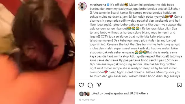 Sharena Gunawan (Foto: Instagram/@mrssharena)